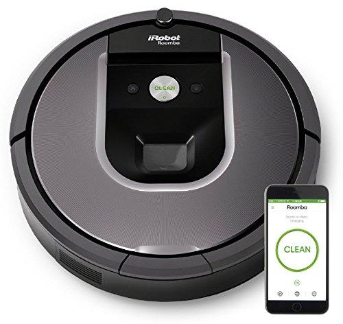 iRobot Roomba 960 Robotic Vacuum Cleaner Wi-Fi Connectivity + Manufacturer's Warranty + Extra Sidebrush Extra Filter Bundle